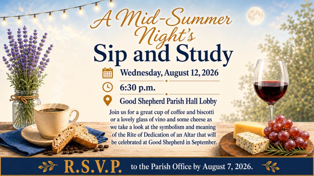 A Mid-Summer Night’s Sip and Study