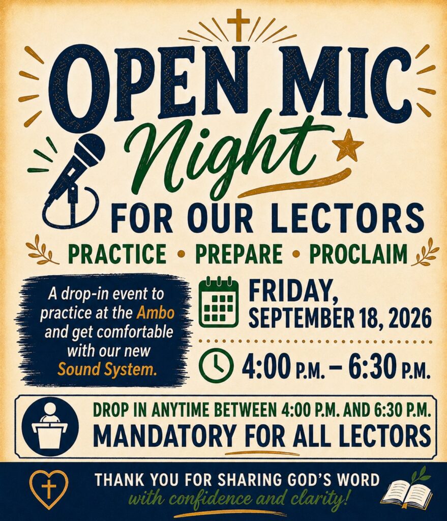 Open Mic Night for Lectors