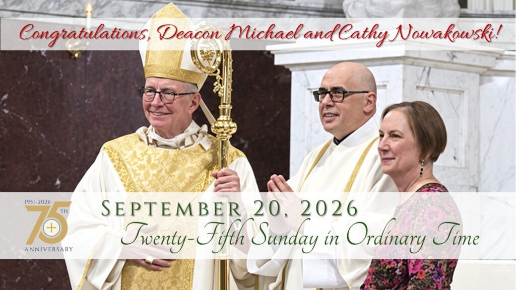 September 20, 2026 •Twenty-Fifth Sunday in Ordinary Time