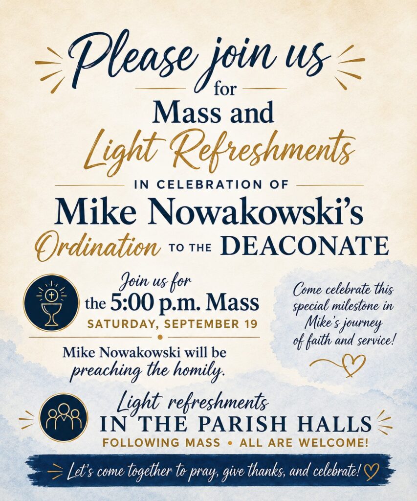 Ordination to the Deaconate Reception