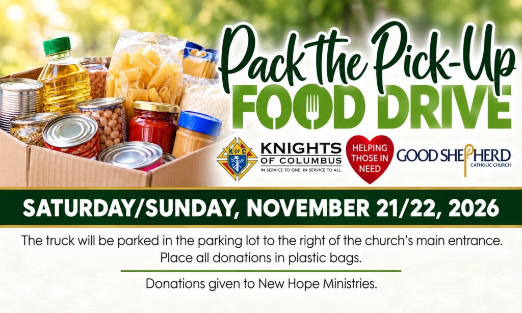 Knights of Columbus Pack the Pick-Up