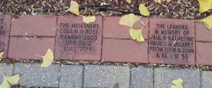 Sample of engraved bricks