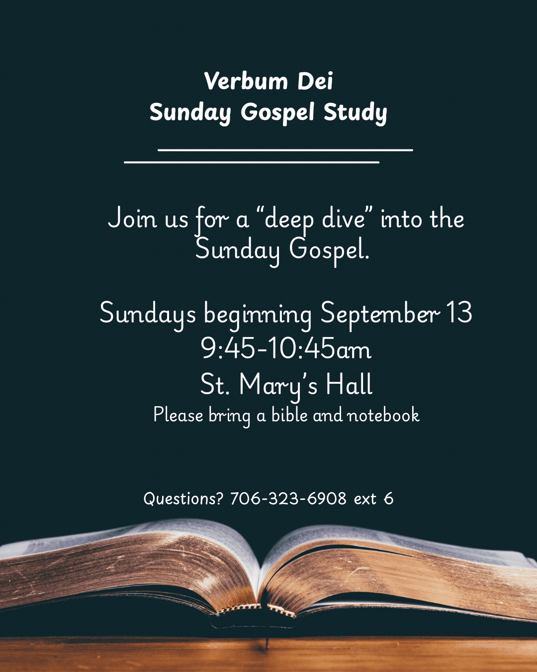 Verbum Dei-Gospel Study