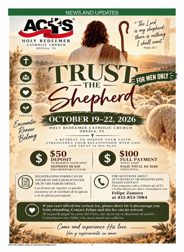 Men’s ACTS Retreat