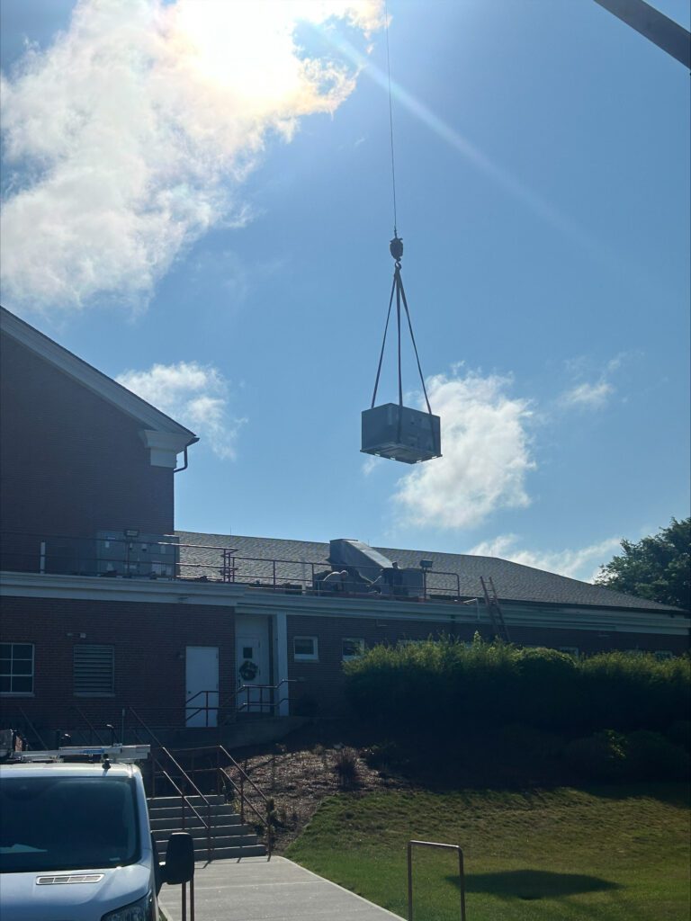 New Heating/Air Conditioning Rooftop Unit Installed at St. Paul Church