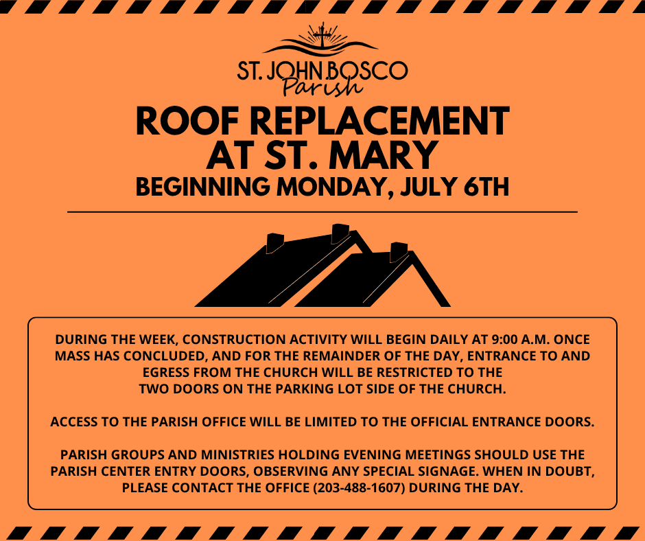 Roof Replacement at St. Mary Church