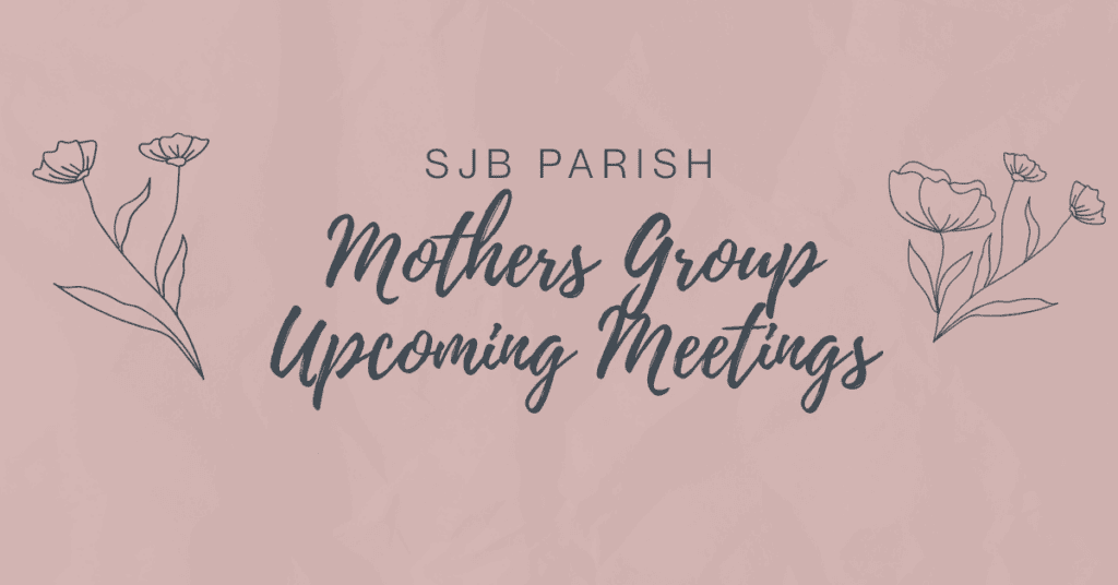 Mother’s Group Fall Dates