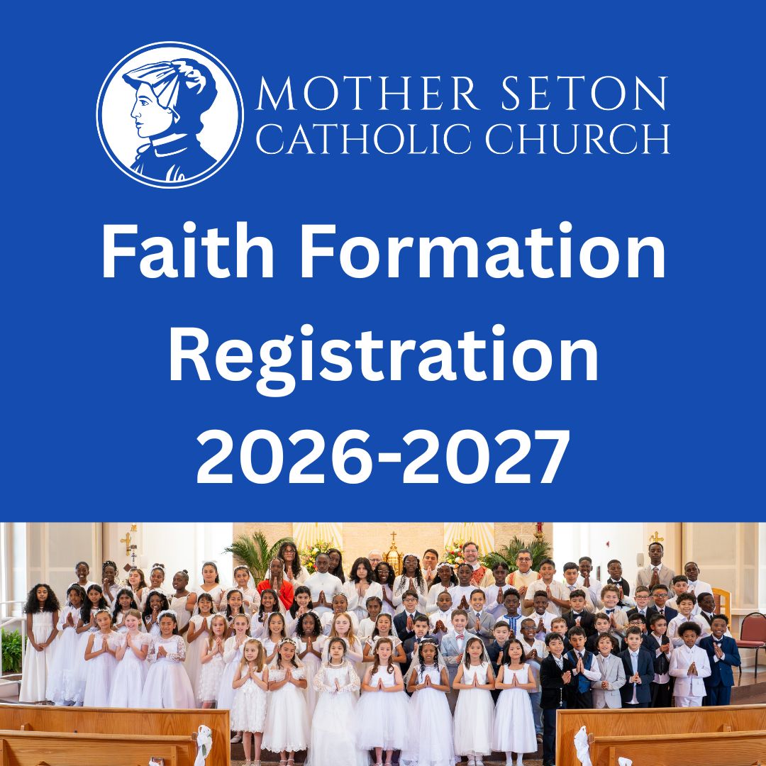 Registration for Faith Formation opens July 1st