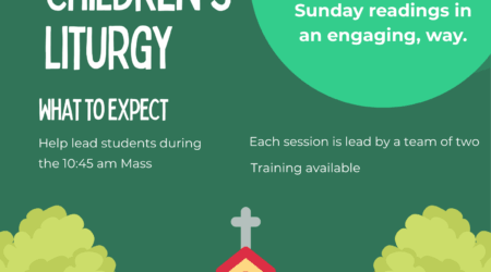 Volunteers Needed for Children’s Liturgy