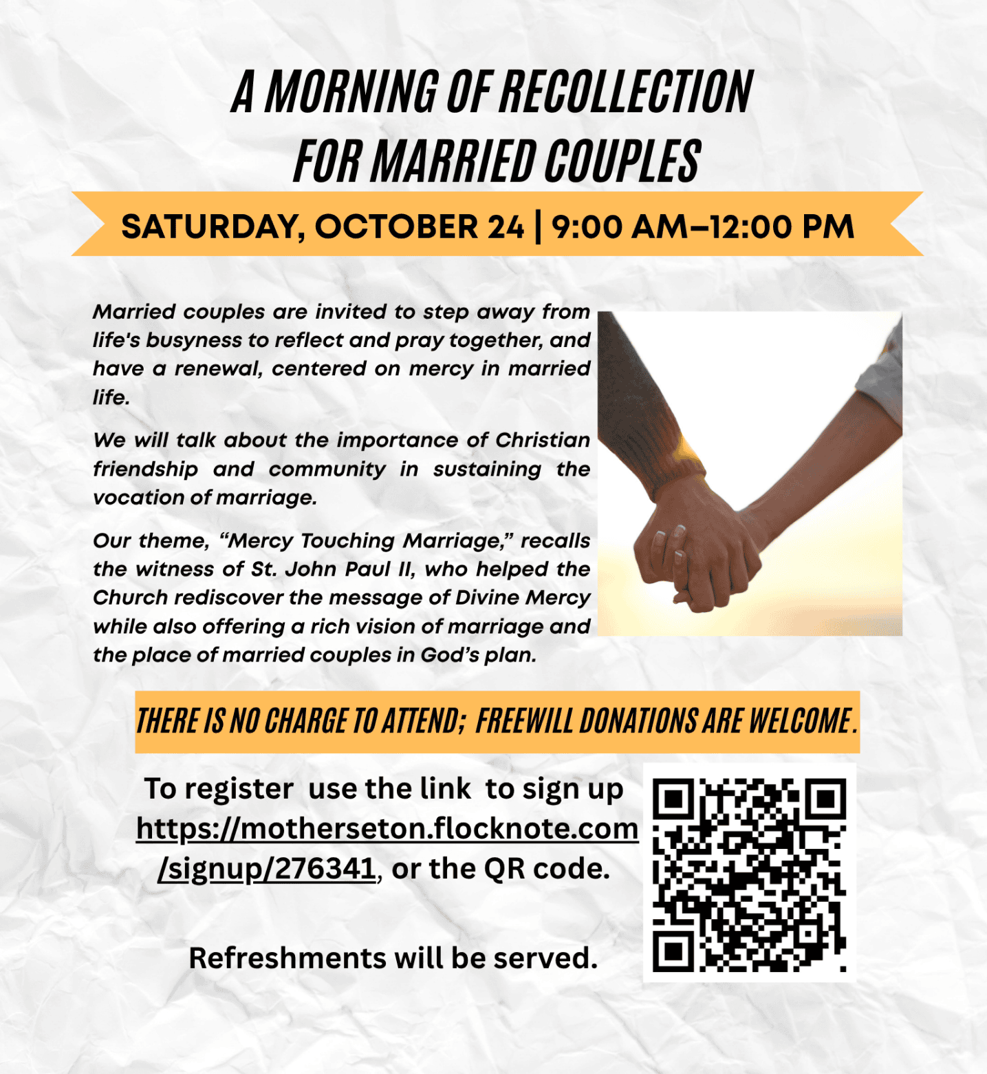 Morning Recollection for Married Couples