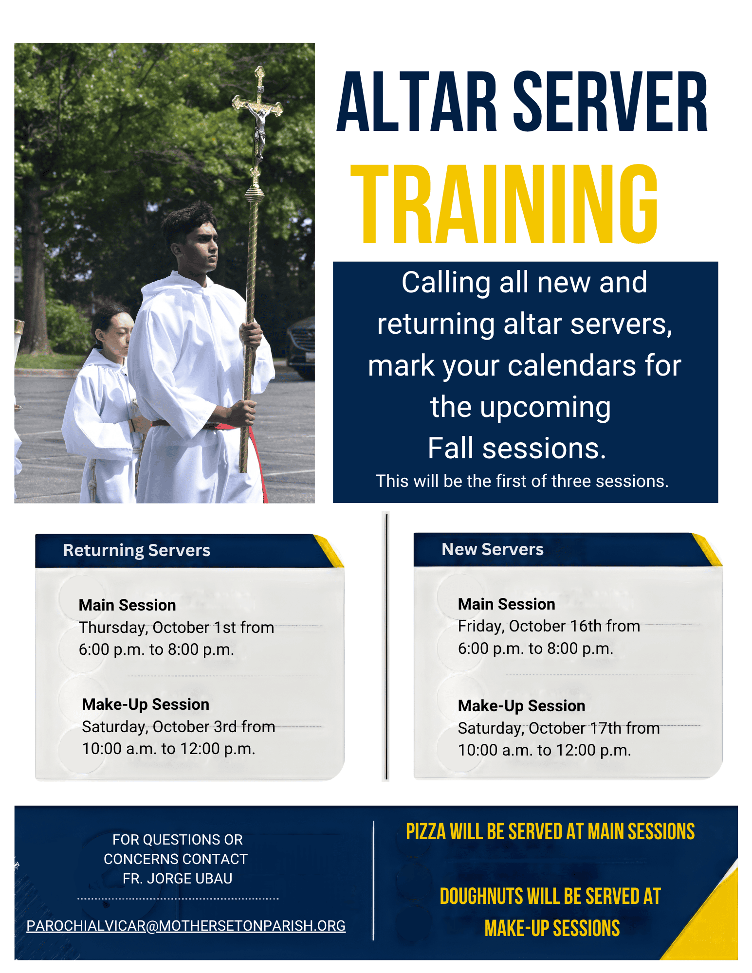 Altar Server Training