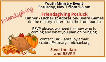 Youth Ministry – Friendsgiving