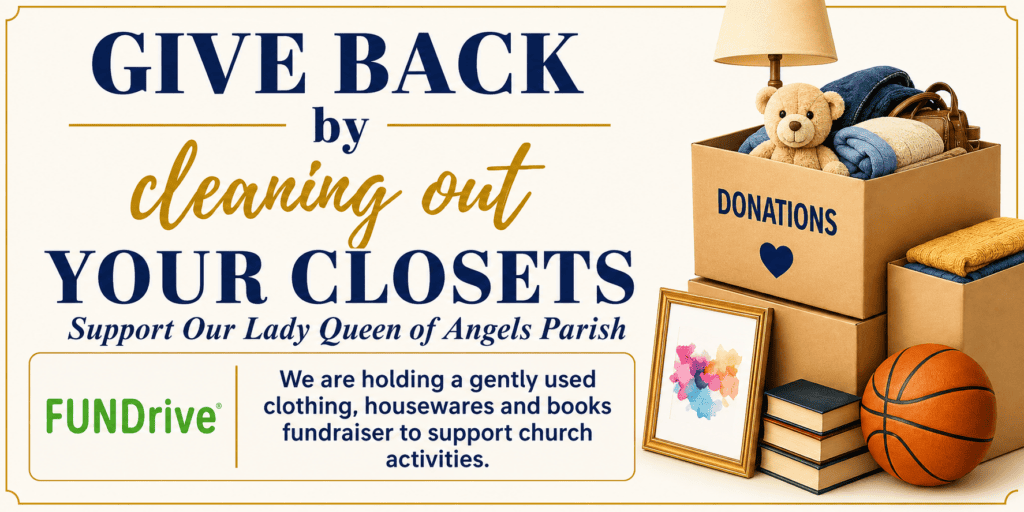 Give Back By Cleaning Out Your Closets!