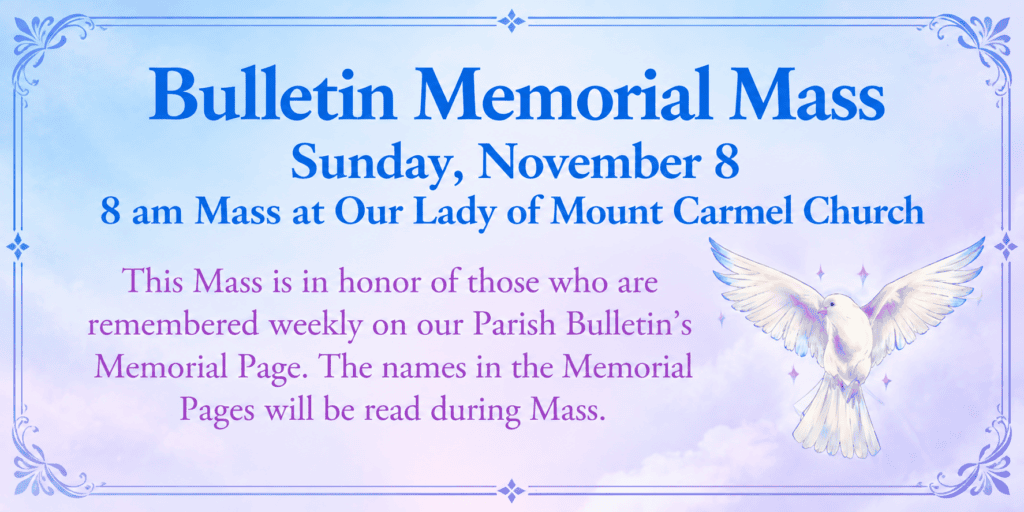 Bulletin Memorial Mass