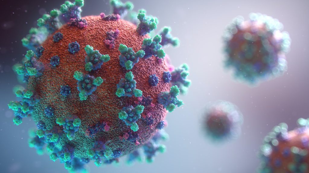 Close up of Coronavirus