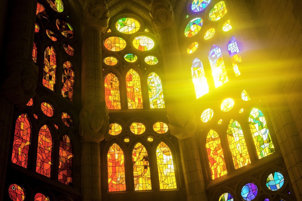 Stained glass window