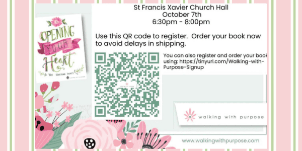 Walking with Purpose Women’s Bible Study 10/7/26