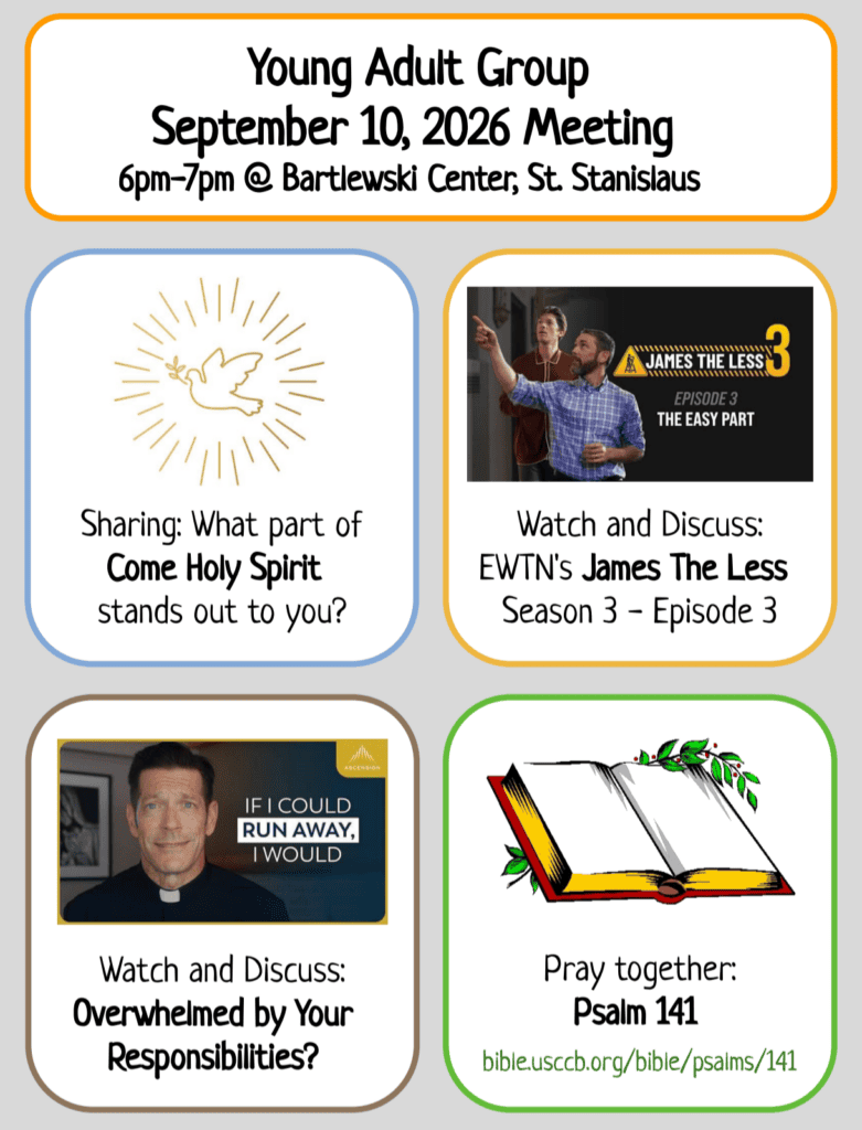 Young Adult Group Meeting | September 10