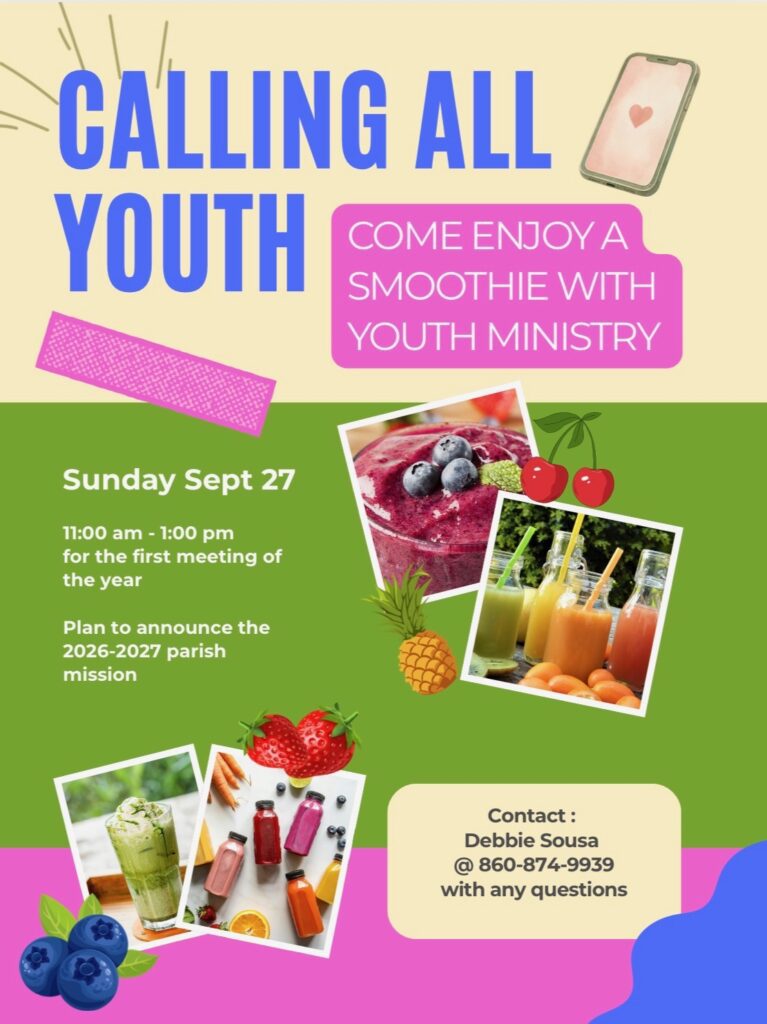 Smoothies with the YM | September 27