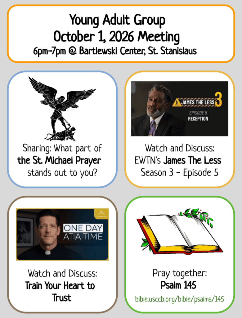 Young Adult Group Meeting | October 1