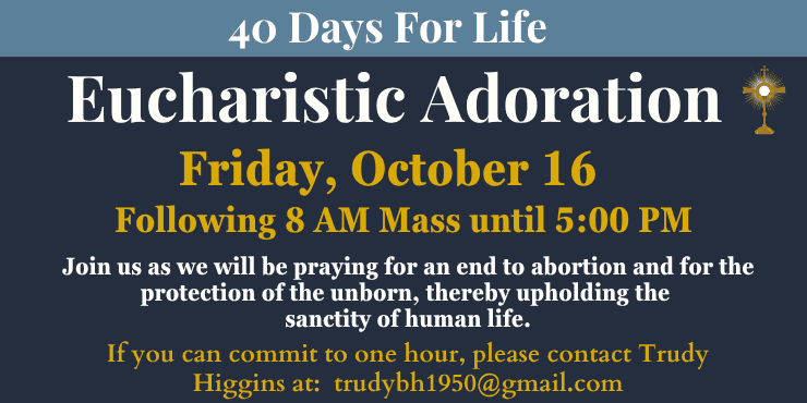 Eucharistic Adoration