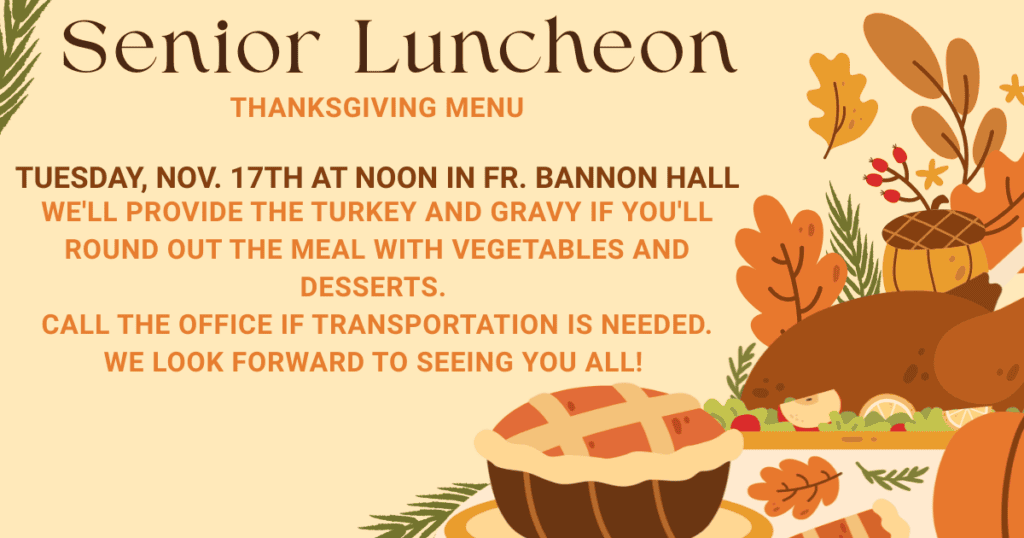 Senior Luncheon