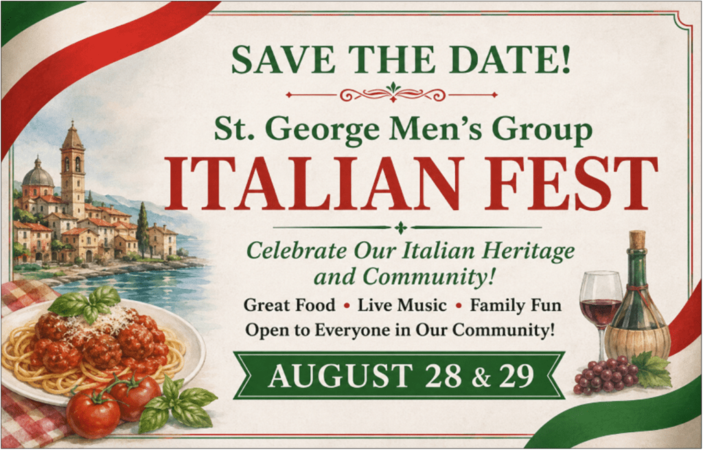 St. George Men’s Group – Italian Fest 2026