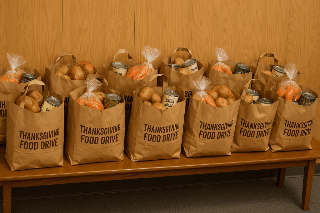 Annual Thanksgiving Collection for Marlborough Food Bank