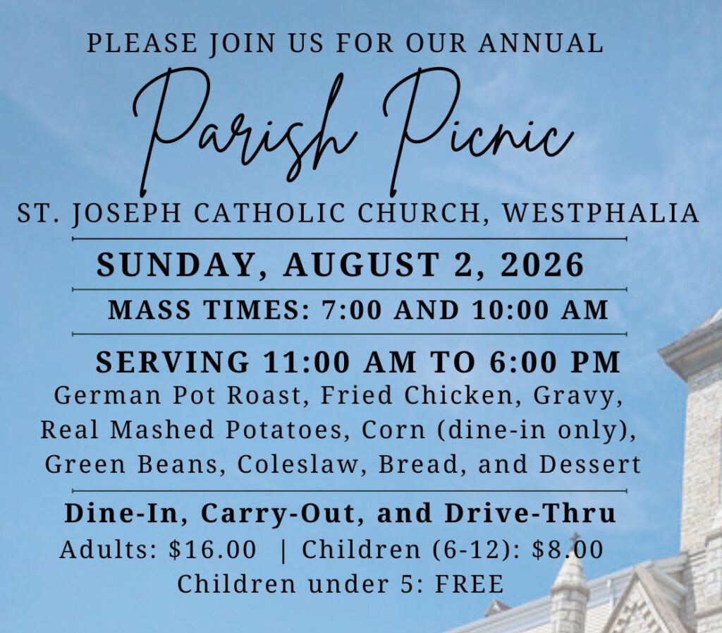 St. Joseph Picnic (August 2)