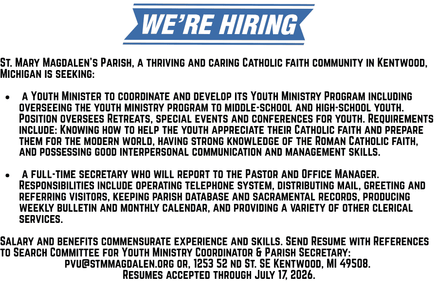 We are Hiring!