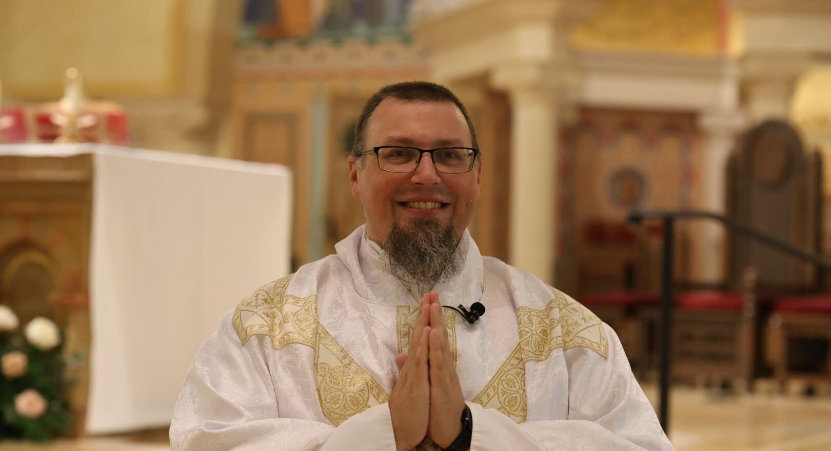 Welcoming Father David Johnstone