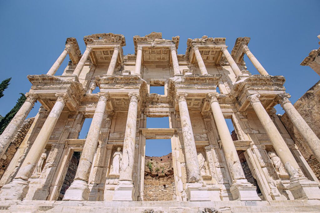 The Library of Celsus in ancient Ephesus
