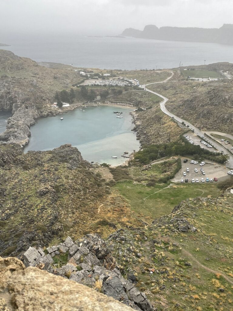 St. Paul’s Bay seen from high above