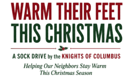Knights’ November Sock Drive