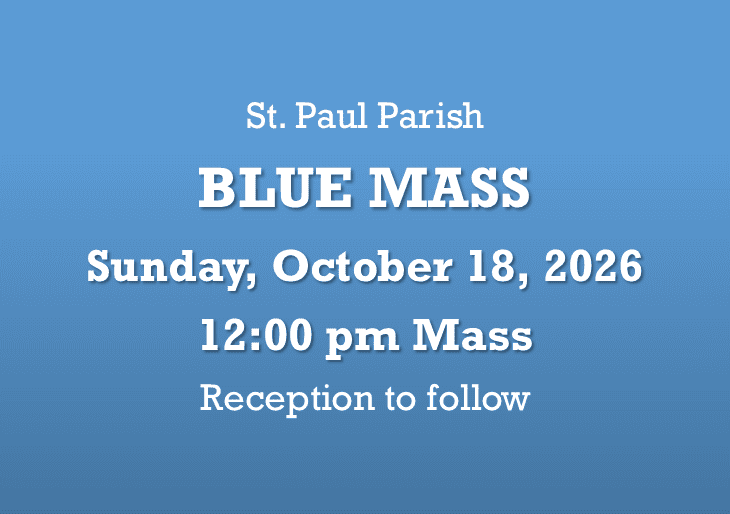 Blue Mass, October 18th