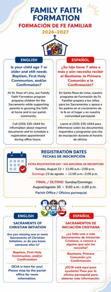 Faith Formation Registration