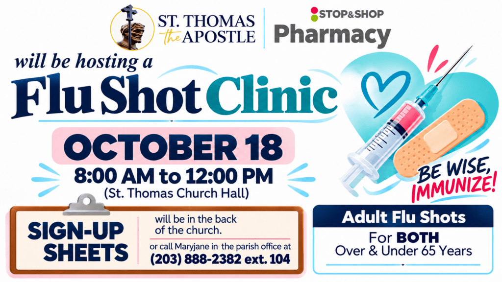 Fall Flu Shots – Oct. 18
