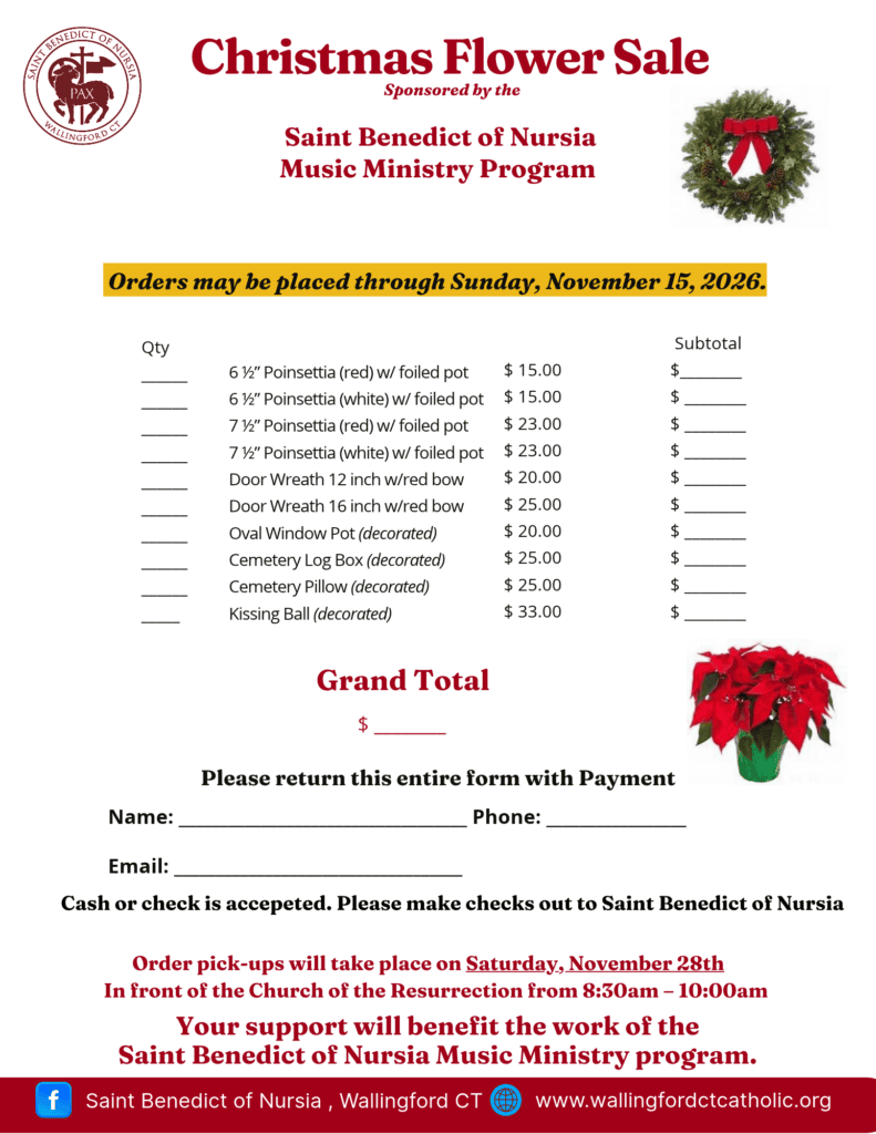 Christmas Flower Sale