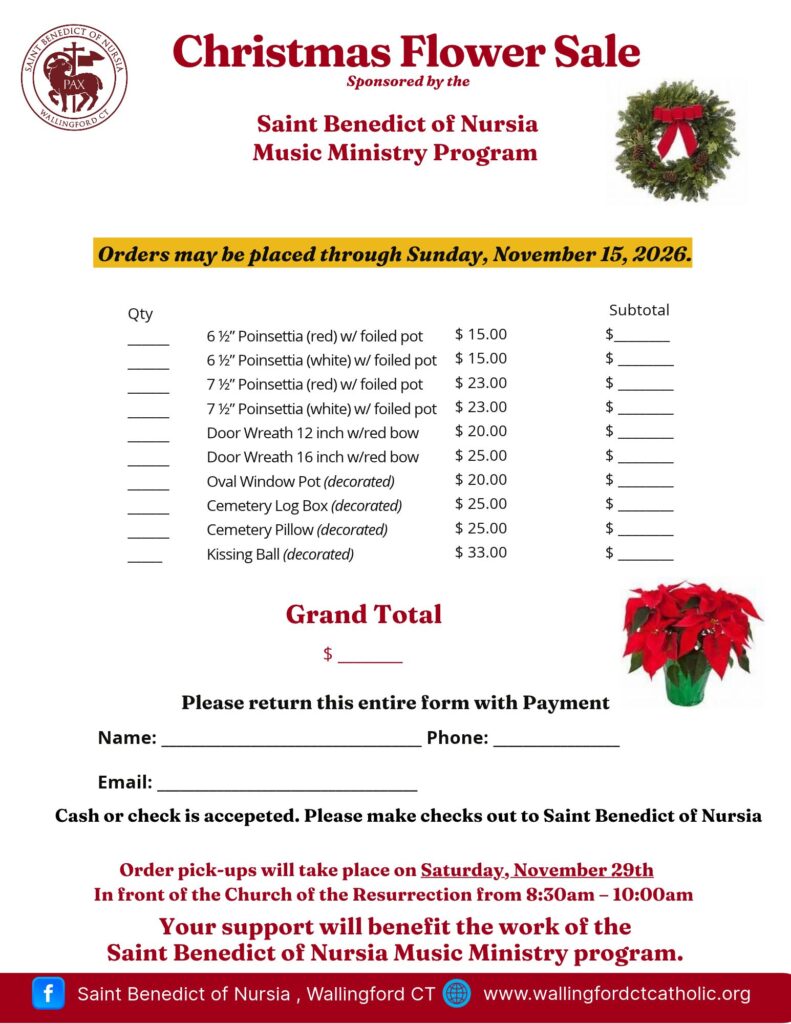 Christmas Flower Sale