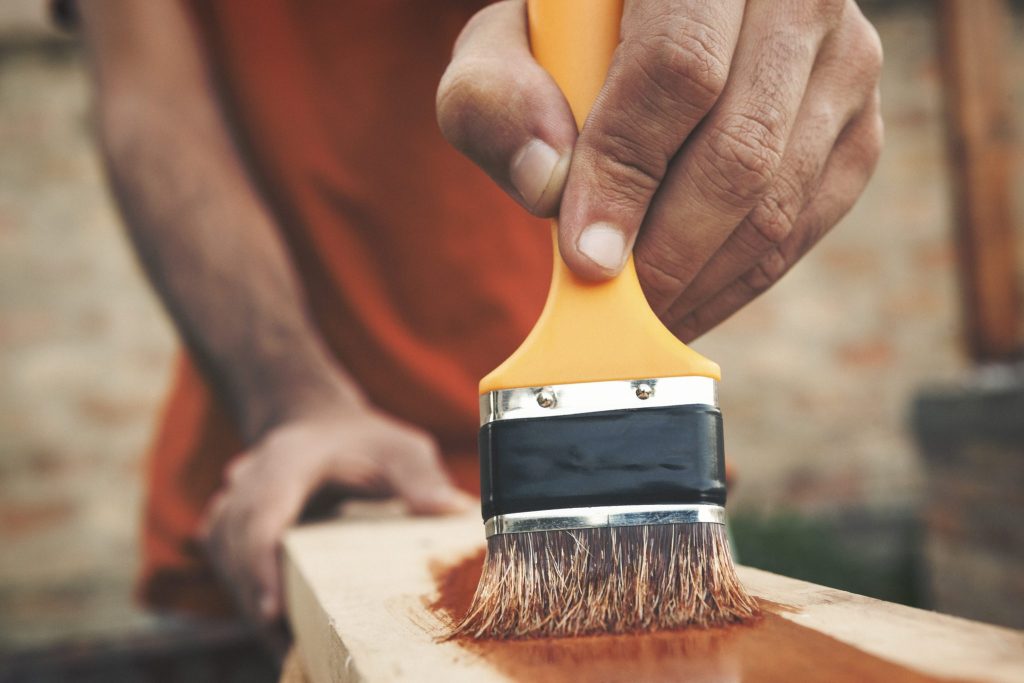 Man painting