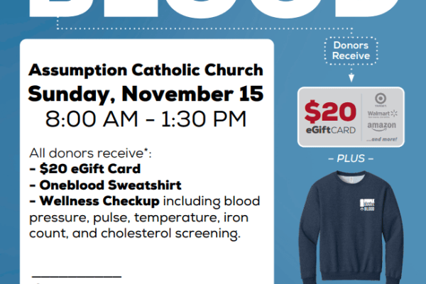 Assumption Catholic Blood Drive