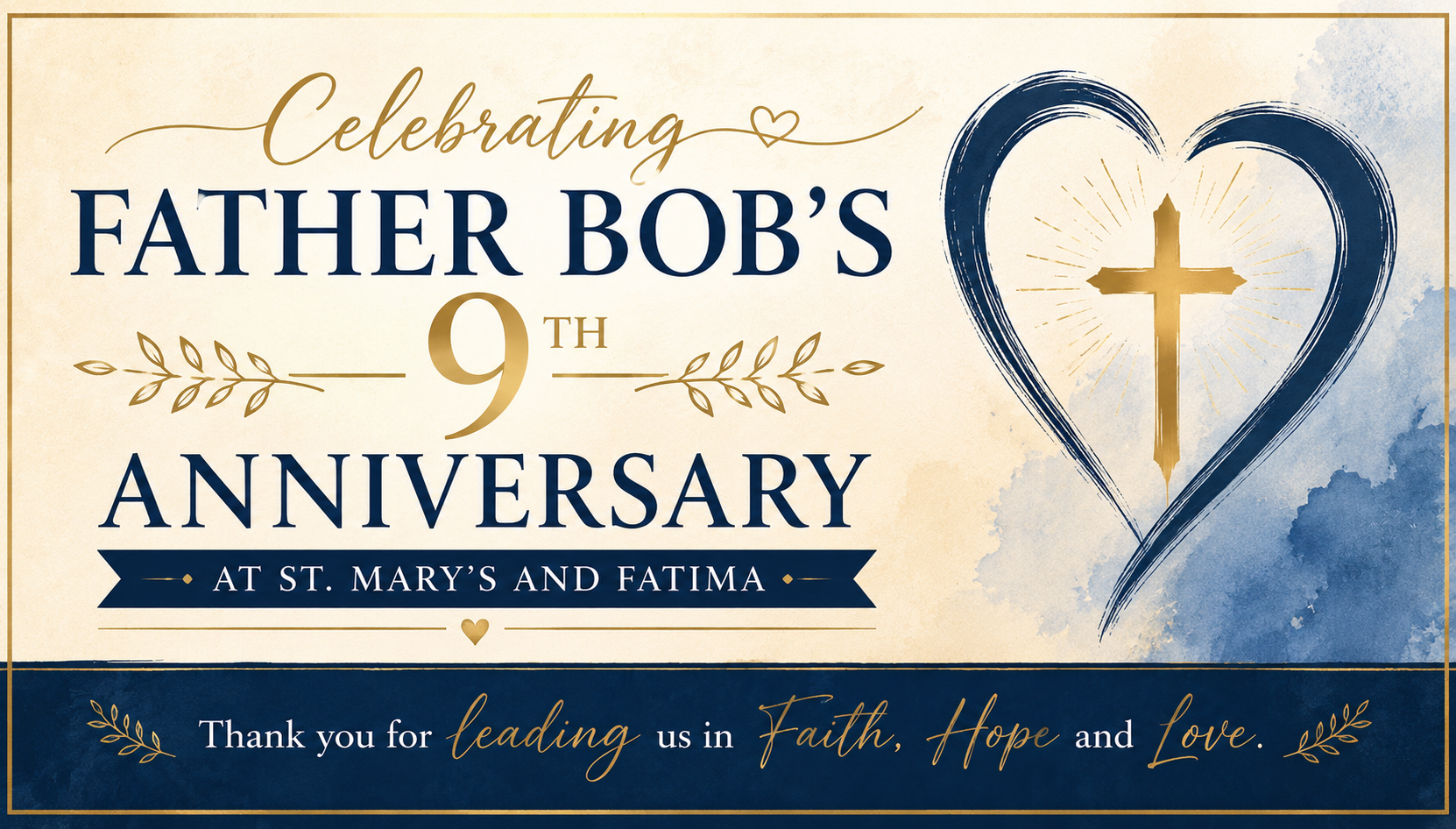 Celebrating Father Bob