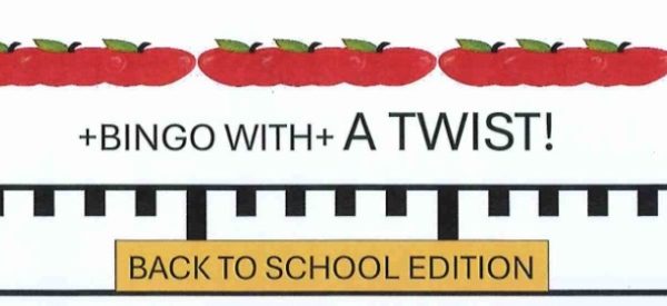 Bingo With a Twist-Back to School Edition