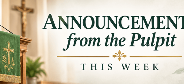 Announcements