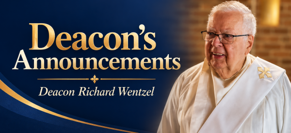 Deacon’s Announcements