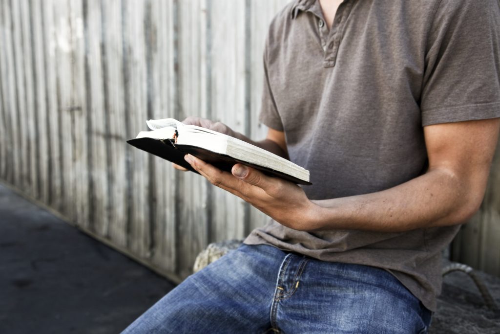 Man with Bible