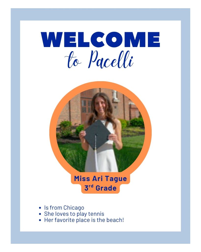 Welcome, Miss Tague!