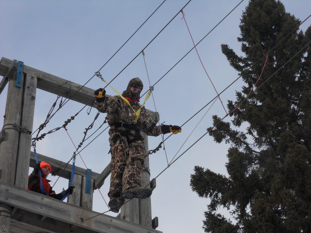 Wolf Ridge Ropes Course
