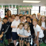 Catholic school children image