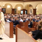 Bishop John Noonan conducting mass image